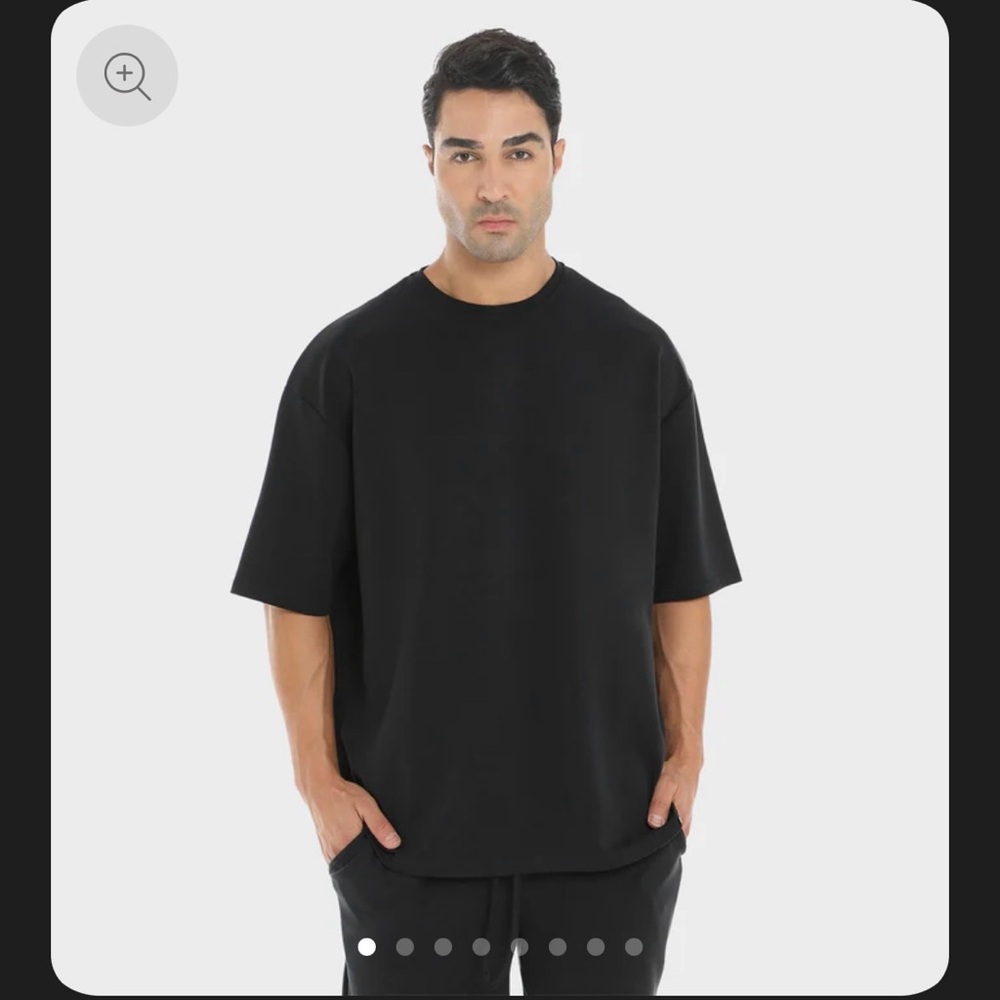 TYNT Premium Oversized Black T-Shirt For Men Size L